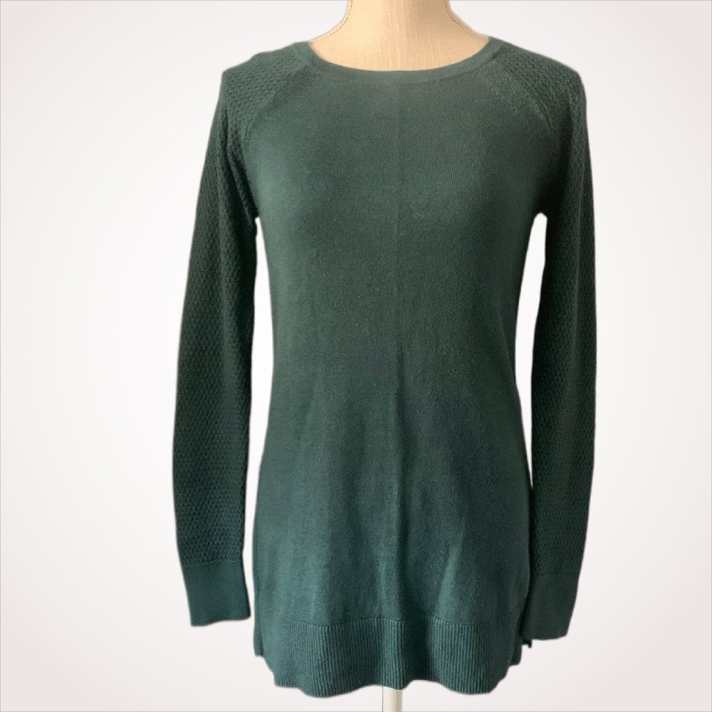 Loft Outlet Green Longer Sweater